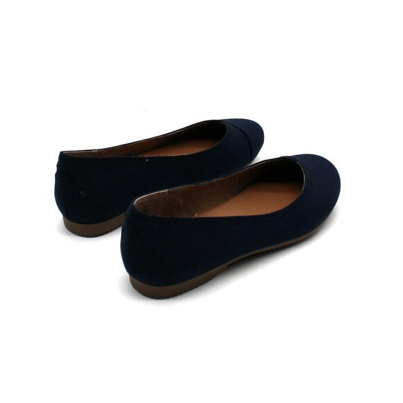 STYLE & COMPANY Womens Navy Padded Lydiaa Round Toe Slip on Ballet Flats - Picture 5 of 7